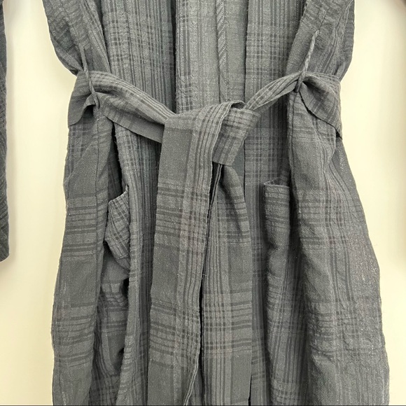 ARITZIA Wilfred Durante Check Jacket Long Jacquard Kimono - Size Large - Picture 12 of 15